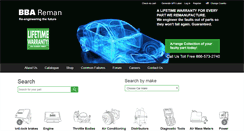 Desktop Screenshot of bba-reman.com