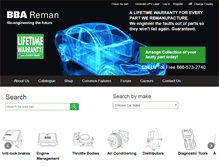 Tablet Screenshot of bba-reman.com